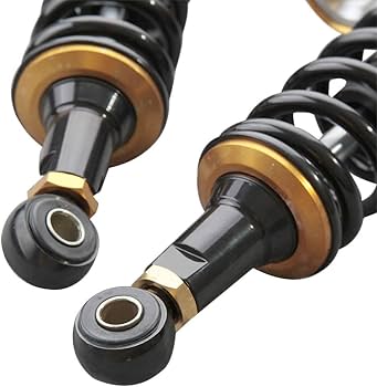 Amazon | リアサスペンション リアショック 375mm 汎用 CNCアルミ